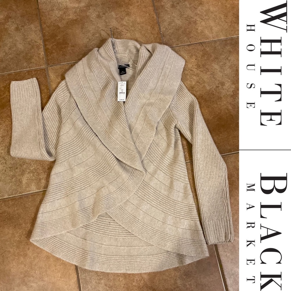 WHBM Sweater M Khaki NWT